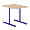 	Table scolaire informatique 80x60 - mélaminé - T4 - bleu ral 5002