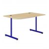 	Table scolaire informatique 120x70 - mélaminé - T4 - bleu ral 5002