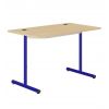 	Table scolaire informatique 120x70 - mélaminé - T6 - bleu ral 5002
