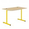 	Table scolaire informatique 120x70 - mélaminé - T6 - jaune ral 1003