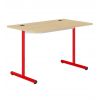 	Table scolaire informatique 120x70 - mélaminé - T6 - rouge ral 3000