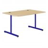 	Table scolaire informatique 120x80 - mélaminé - T4 - bleu ral 5002