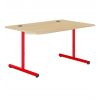 	Table scolaire informatique 120x80 - mélaminé - T4 - rouge ral 3000