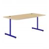 	Table scolaire informatique 150x70 - mélaminé- T4 - bleu ral 5002