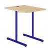 Table scolaire informatique 80x60 - stratifié - T6 - bleu ral 5002