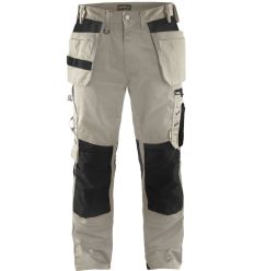 Pantalon de construction Blaklader 1555 beige et noir