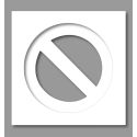 Photo : Pochoir interdiction de stationner 600 x 600 mm - PVC souple 0.2 mm