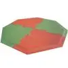 Kit dalle amortissante pour jeux à ressort 2 vert et 2 rouge