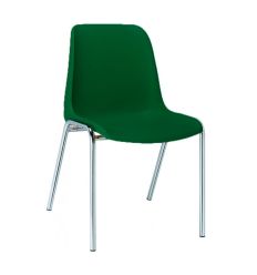 Chaise Collectivité à coque Accrochable Vert