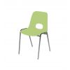 Chaise de collectivité fixe ajourée pistache