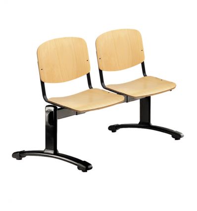 siège poutre assise bois 2 places