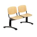 Photo : Siège sur Poutre assise bois 2 places - Sans