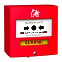 Photo : Déclencheur manuel rouge 1 contact Sans