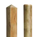 Photo : Mât de signalisation en bois Rond Ø 80 mm - 1500 mm