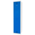 Photo : Vestiaire Industrie Salissante 1 case - Gris perle RAL 7035 / Gris perle RAL 7035 - Serrure
