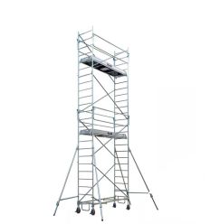 Échafaudage roulant pliable en acier