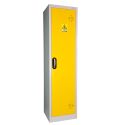 Photo : Armoire de stockage produits dangereux Armoire 1 porte - Jaune RAL 1023