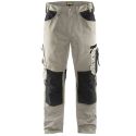 Photo : Pantalon de travail bâtiment Blaklader 1555 Beige / Noir - Sans poches flottantes - 46