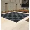 Exemple de sol amortissant couleur noir et gris - 500 x 500 mm