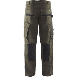 Pantalon de travail Maintenance Blaklader 1495 Vert Kaki / Noir