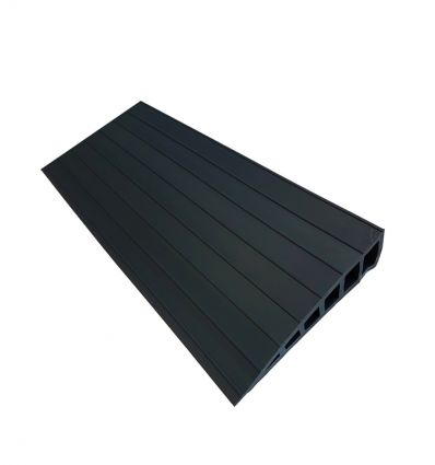 Rampe de seuil en caoutchouc noir