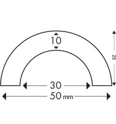 Dimension Profilé Knuffi de protection type R30