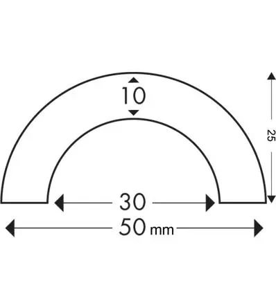 Dimension Profilé Knuffi de protection type R30