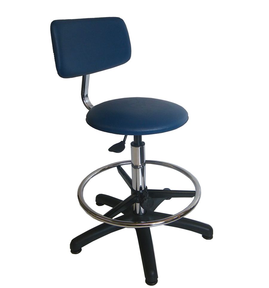 Tabouret d'atelier ergonomique assise selle assis-debout STAND