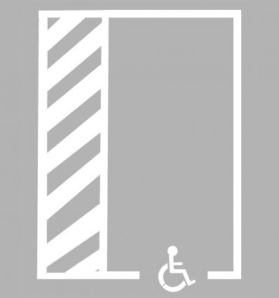 kit place de parking handicapé