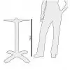 Piétement de table hauteur 72 cm