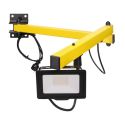 Photo : Projecteur de quai LED 230V IP65-IP69K Bras Articulé 1m Bras simple - 20W (2300 lm) - 1 m