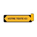 Photo : KD21 personnalisable avec pointe amovible Acier sans pied avec rails - 1000 x 300 mm - Classe 1 (T1)
