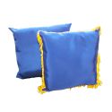 Photo : Kit d'inauguration Coussin bleu - Sans franges - Sans