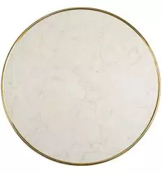 Plateau de table bistrot effet marbre usage extérieur Topalit Classicline