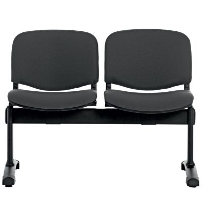 Siège sur poutre tissu 2 places non enduit noir