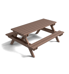 Table de pique-nique en plastique recyclé