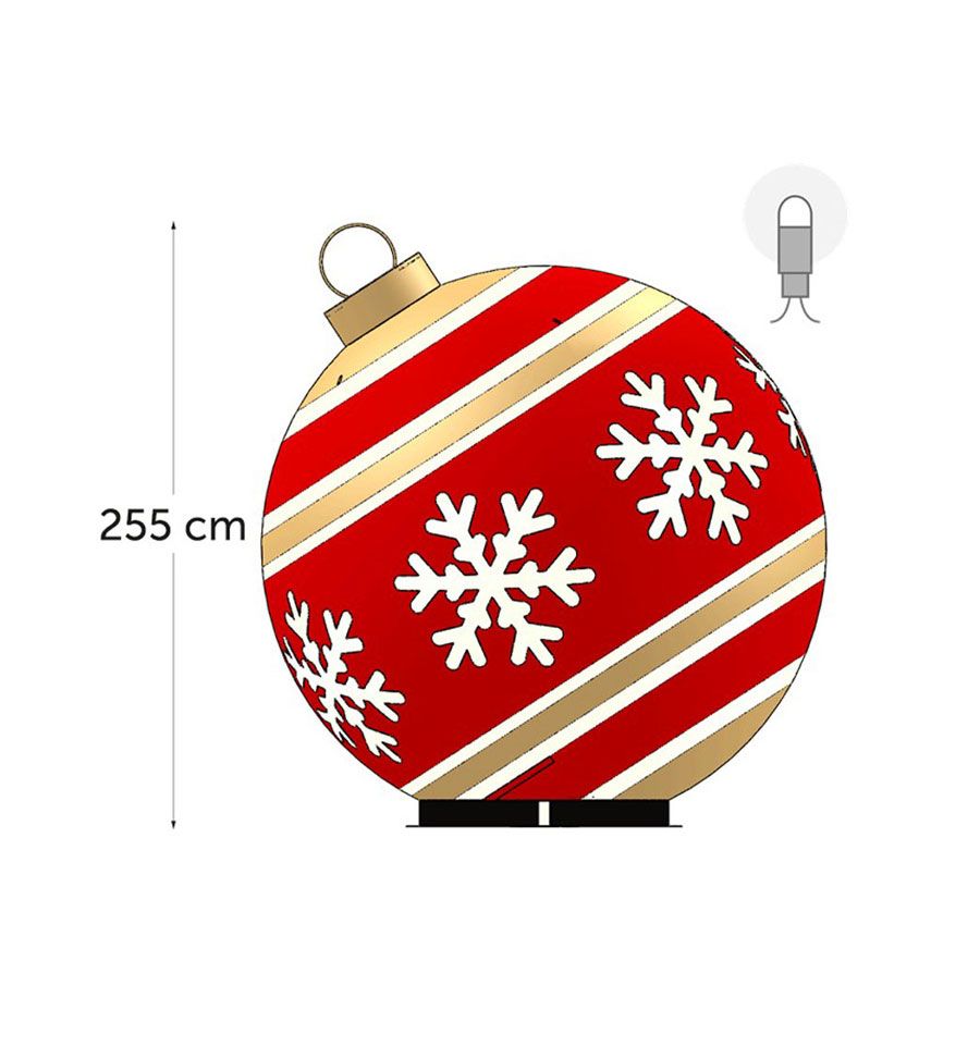 ❄️ Boule de Noël Gonflable et Lumineuse Dès 2288,49€ HT