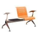 Photo : Chaise poutre salle d'attente bois avec accoudoirs 1 place - Avec