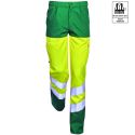 Photo : Pantalon Haute Visibilité classe 2 Jaune / Vert - 48