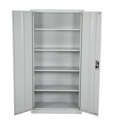 Armoire Atelier grise 4 étagères