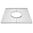 Photo : Grille d'arbre en acier galvanisé éco 490 x 490 mm - Non
