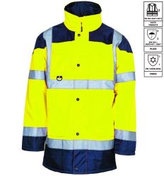Parka Haute Visibilité homme jaune