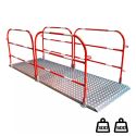 Photo : Passerelle de Chantier en Métal avec garde-corps L. 1700 x l. 1000 mm