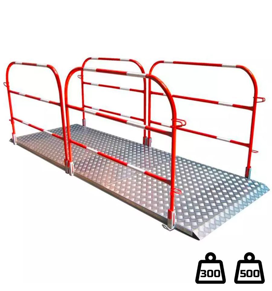 Herpa - Set 2 Passerelles De Débarquement Avion 1:500 - Accessoire Maquette Aéroport