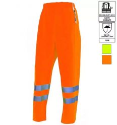 Pantalon de Pluie Haute Visibilité Orange