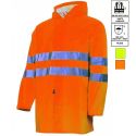 Photo : Veste de Pluie Haute Visibilité Orange - L