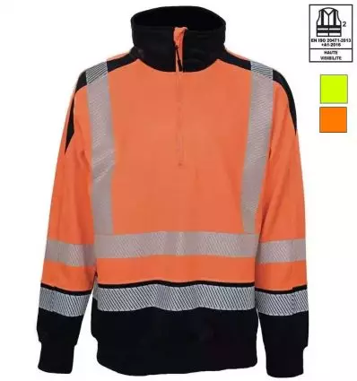 Sweat Haute Visibilité Orange