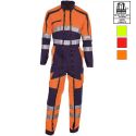 Photo : Combinaison Haute Visibilité à Double Zip Orange - T3