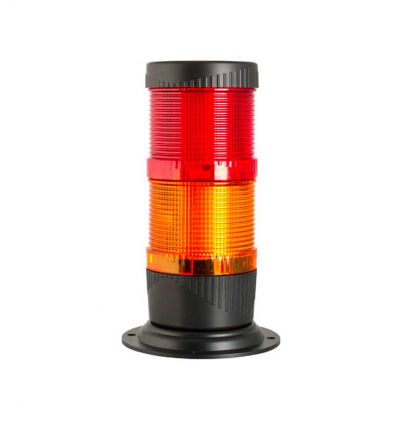 Colonne de Signalisation rouge orange