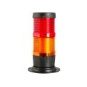 Photo : Colonne Lumineuse Industrielle à Configurer Sans buzzer - 2 modules : rouge + orange